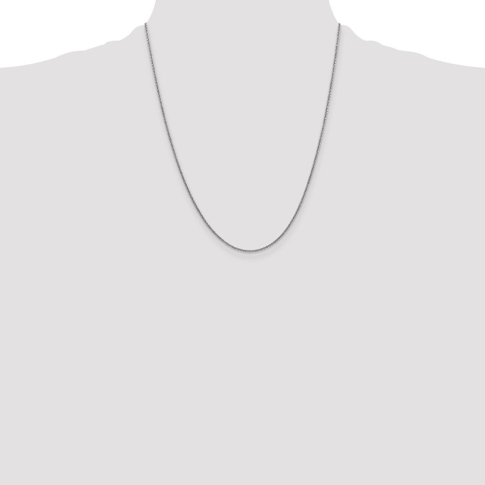 10k WG 1.4mm Round Open Link Cable Chain