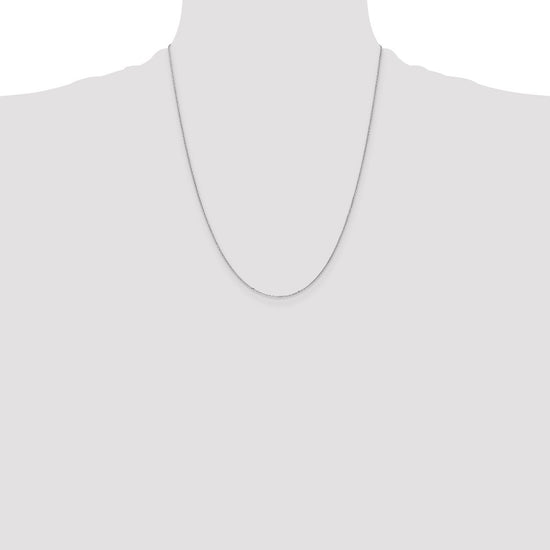 10k WG .8mm D/C Cable with Spring Ring Clasp Chain