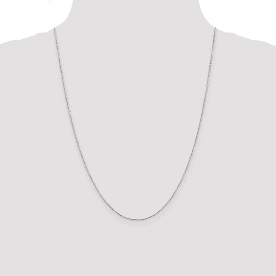 10k WG .8mm D/C Cable with Lobster Clasp Chain
