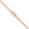 10k 2mm Round Open Link Cable Chain