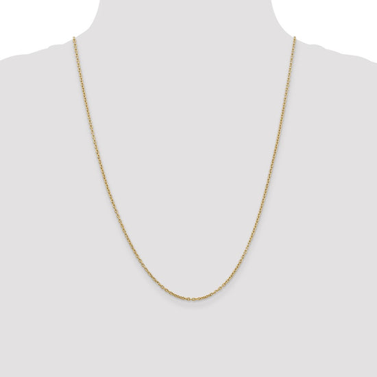 10k 2mm Round Open Link Cable Chain