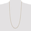 10k 2mm Round Open Link Cable Chain