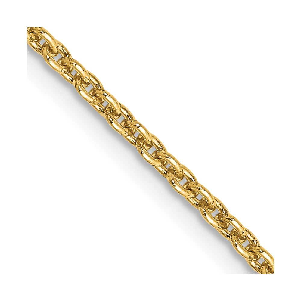 Gold (10K & 14K) Round Open Link Cable Chain