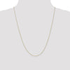 10k .8mm D/C Cable with Spring Ring Clasp Chain