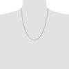 10k 1mm Round Open Link Cable Chain