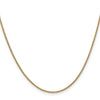 10k 1.4mm Round Open Link Cable Chain