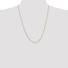 10k 1.4mm Round Open Link Cable Chain
