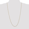 10k 1.4mm Round Open Link Cable Chain
