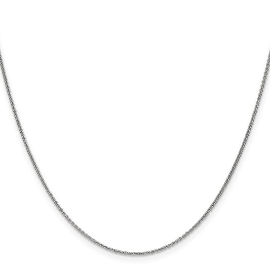 10k WG 1mm Round Open Link Cable Chain