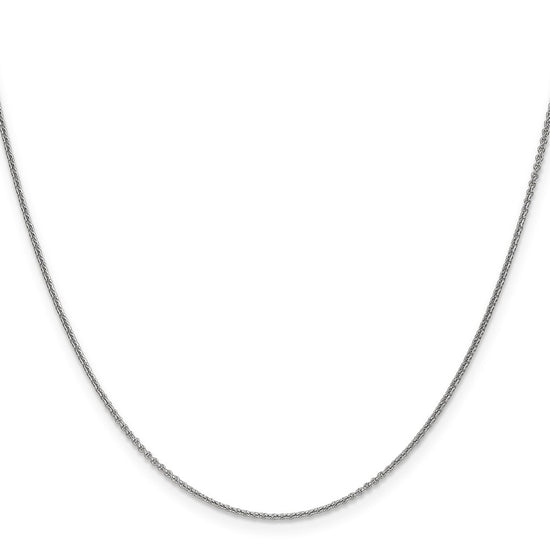 10k WG 1mm Round Open Link Cable Chain