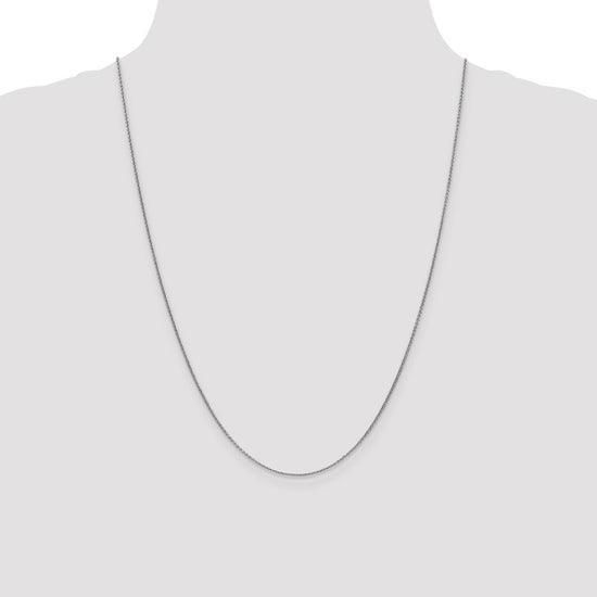 10k WG 1mm Round Open Link Cable Chain