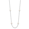 Gold Near Round Pearl Necklace