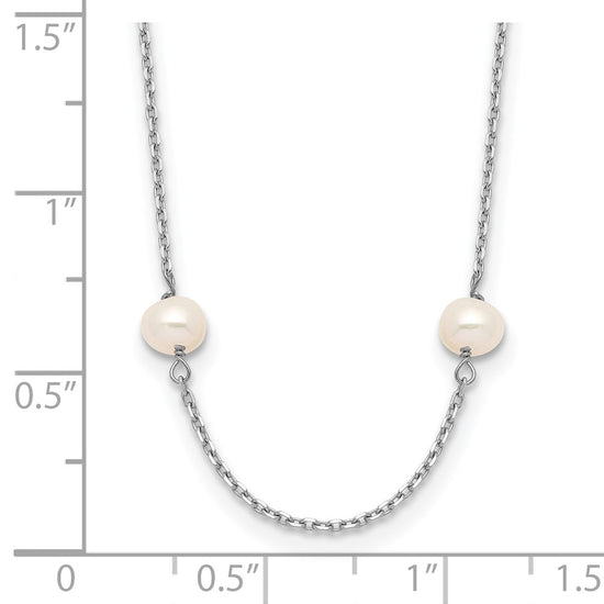 Gold Near Round Pearl Necklace