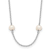 Gold Near Round Pearl Necklace