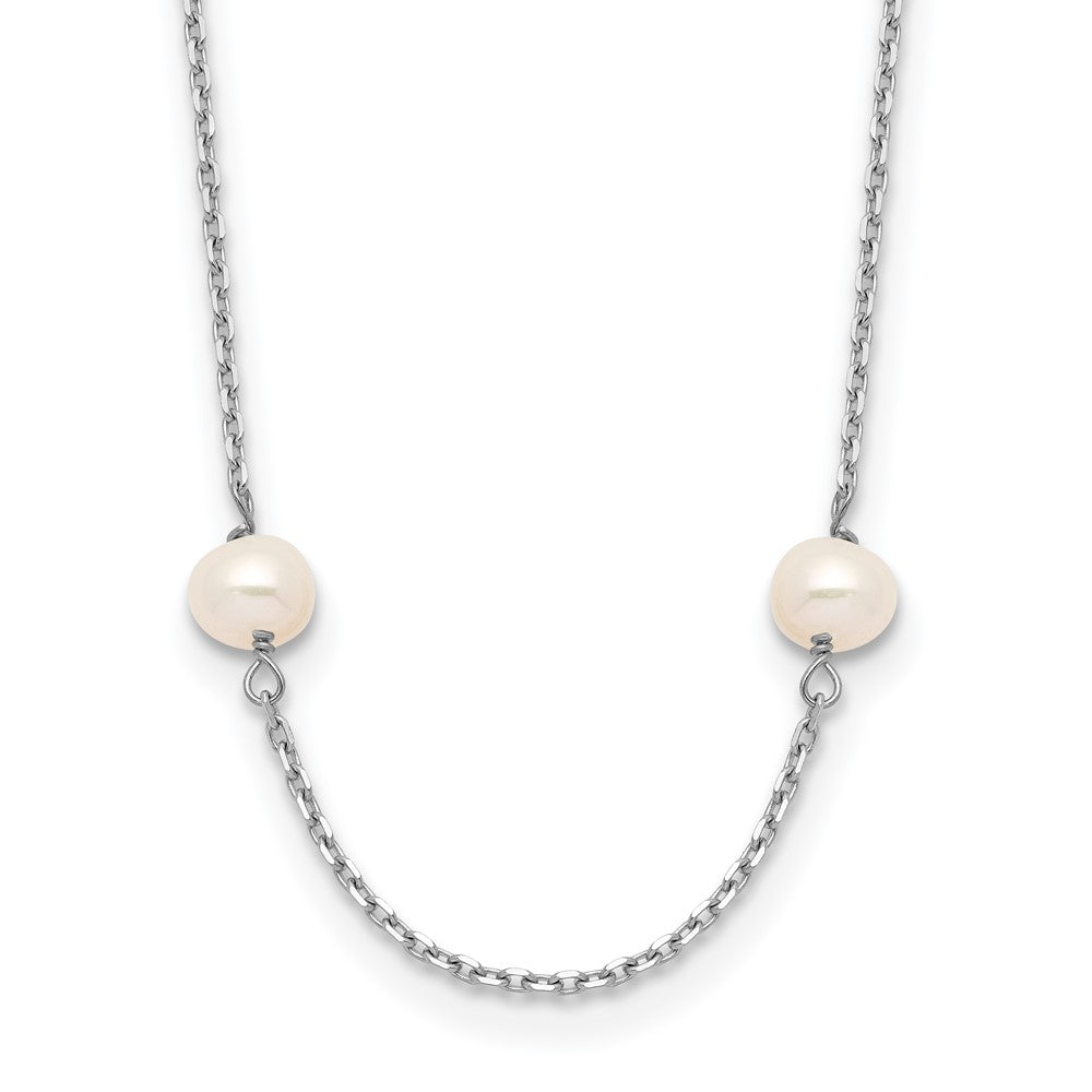 Gold Near Round Pearl Necklace