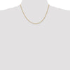 Gold (14K & 10K) Diamond-Cut Quadruple Rope Chain — 1.85 mm