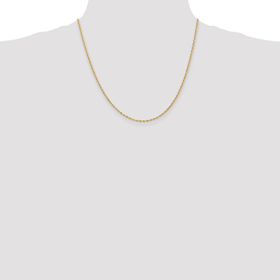 Gold (14K & 10K) Diamond-Cut Quadruple Rope Chain — 1.85 mm
