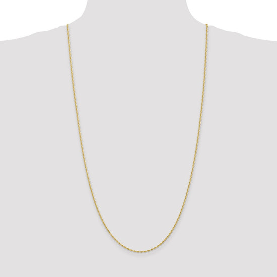 Gold (14K & 10K) Diamond-Cut Quadruple Rope Chain — 1.85 mm