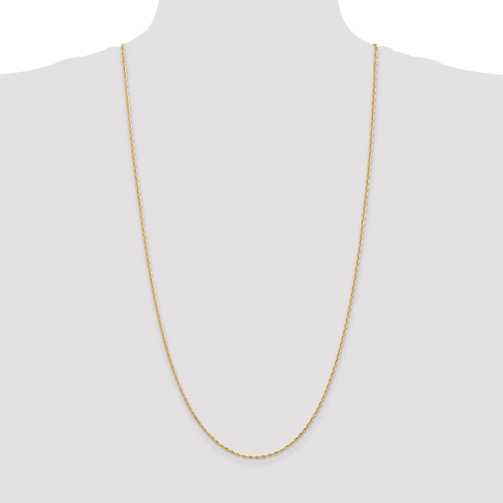 Gold (14K & 10K) Diamond-Cut Quadruple Rope Chain — 1.85 mm