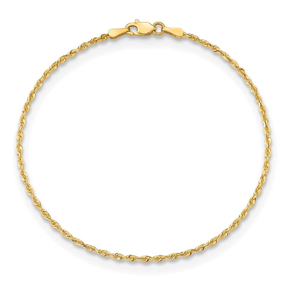 Gold (14K & 10K) Diamond-Cut Quadruple Rope Chain — 1.85 mm