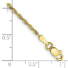 Gold (14K & 10K) Diamond-Cut Quadruple Rope Chain — 1.85 mm