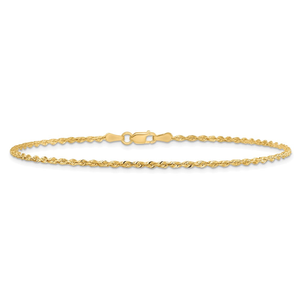 Gold (14K & 10K) Diamond-Cut Quadruple Rope Chain — 1.85 mm
