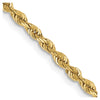Gold (14K & 10K) Diamond-Cut Quadruple Rope Chain — 2.25 mm