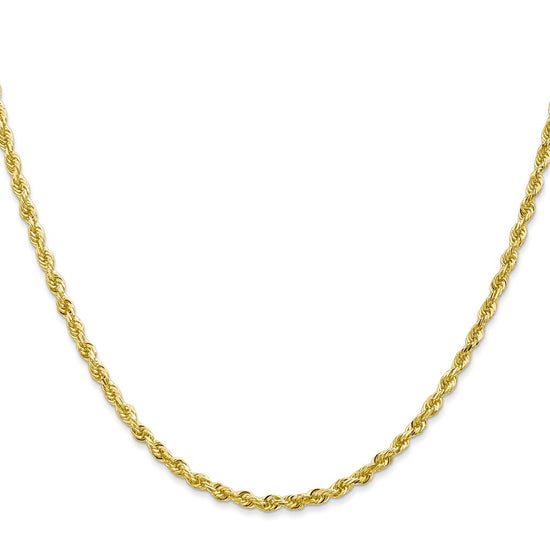 Gold (14K & 10K) Diamond-Cut Quadruple Rope Chain — 2.75 mm