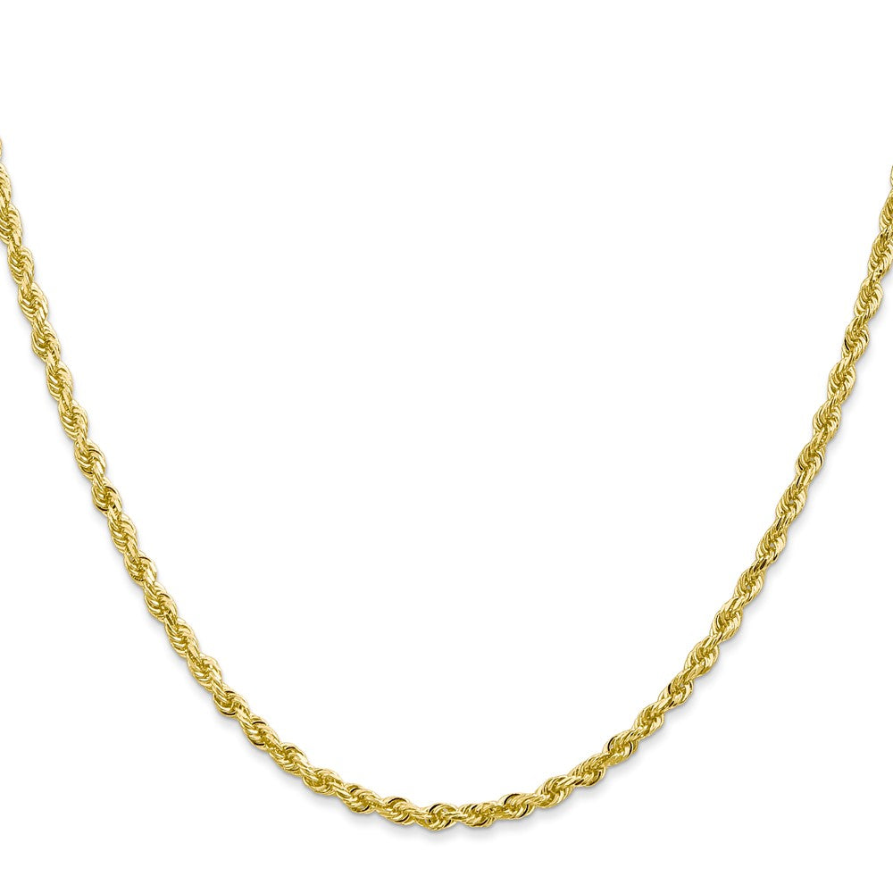 Gold (14K & 10K) Diamond-Cut Quadruple Rope Chain — 2.75 mm