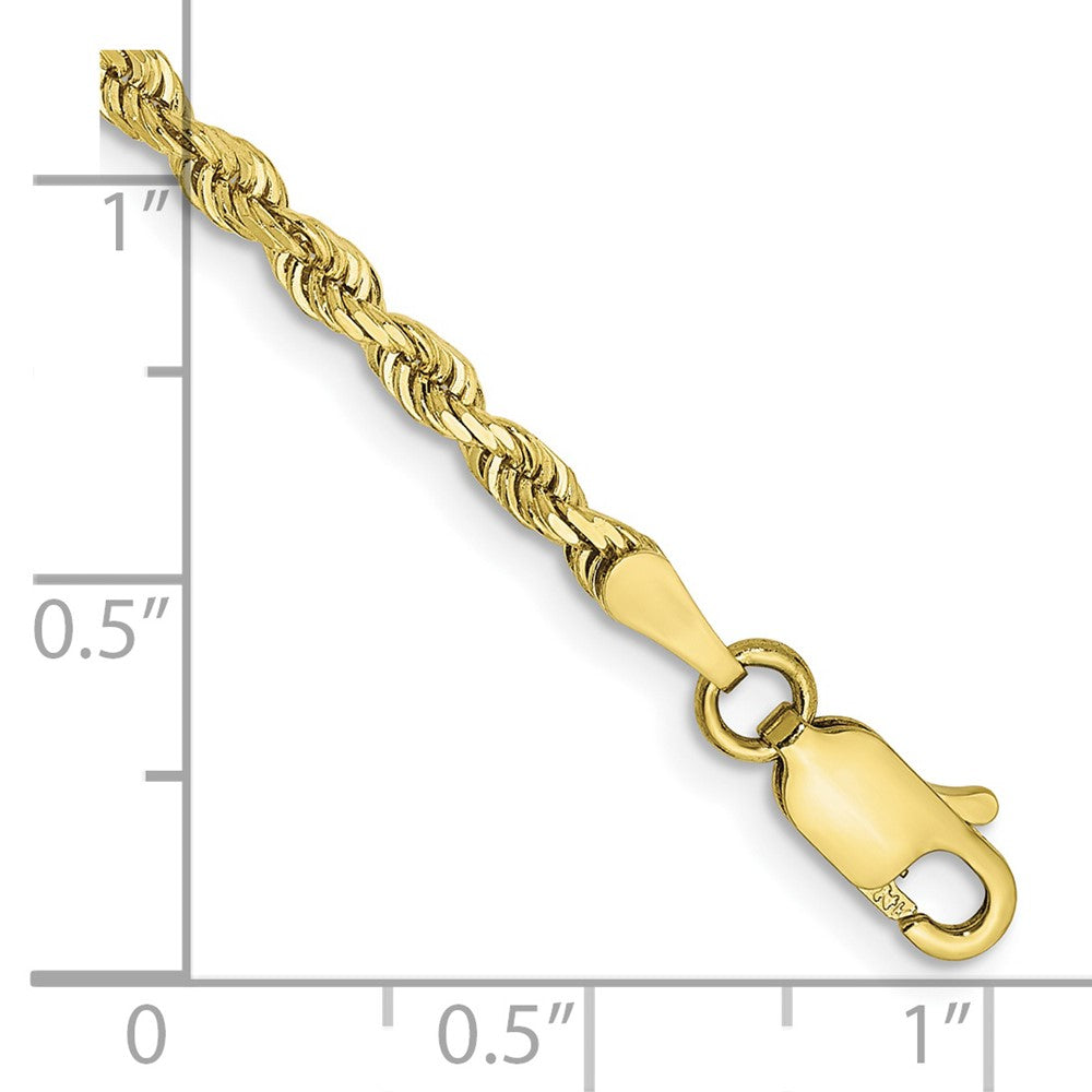 Gold (14K & 10K) Diamond-Cut Quadruple Rope Chain — 2.75 mm