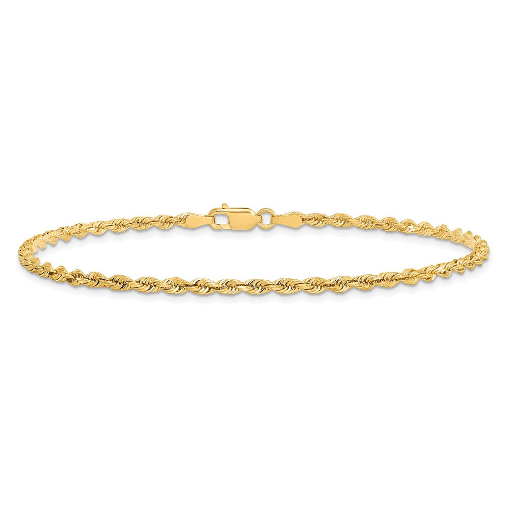 Gold (14K & 10K) Diamond-Cut Quadruple Rope Chain — 2.75 mm