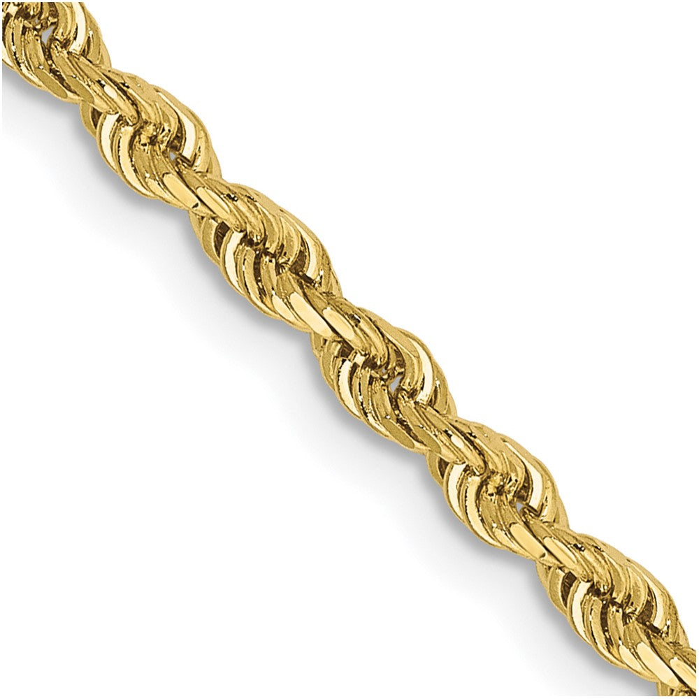 Gold (14K & 10K) Diamond-Cut Quadruple Rope Chain