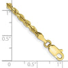 Gold (14K & 10K) Diamond-Cut Quadruple Rope Chain — 3 mm