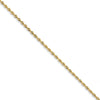 Gold (14K & 10K) Diamond-Cut Quadruple Rope Chain — 3 mm