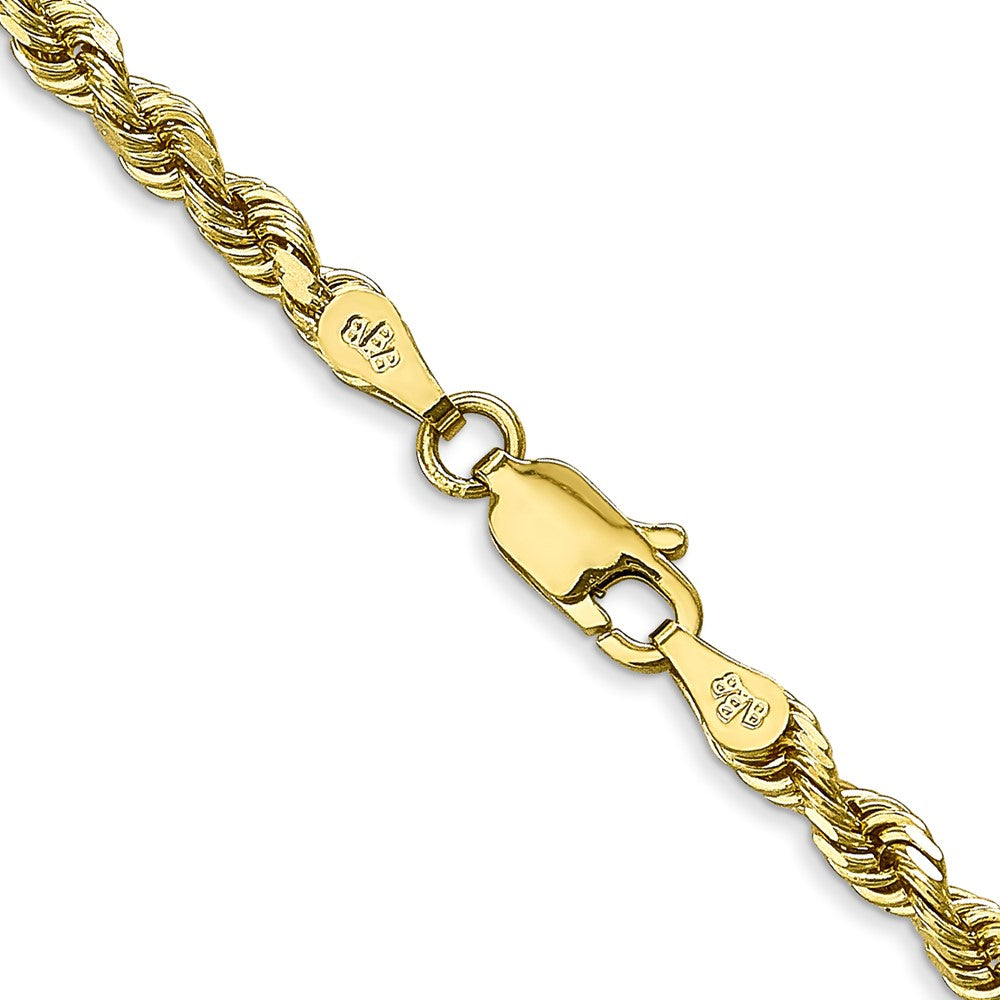 Gold (14K & 10K) Diamond-Cut Quadruple Rope Chain — 3.35 mm