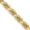 Gold (14K & 10K) Diamond-Cut Quadruple Rope Chain — 4 mm