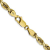 Gold (14K & 10K) Diamond-Cut Quadruple Rope Chain — 4.5 mm