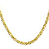 Gold (14K & 10K) Diamond-Cut Quadruple Rope Chain — 5 mm