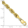 Gold (14K & 10K) Diamond-Cut Quadruple Rope Chain — 5 mm