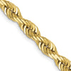 Gold (14K & 10K) Diamond-Cut Quadruple Rope Chain — 5 mm