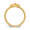 Gold Polished Children's Rings