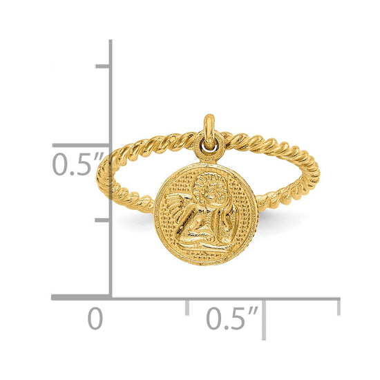 Gold Polished Children's Rings
