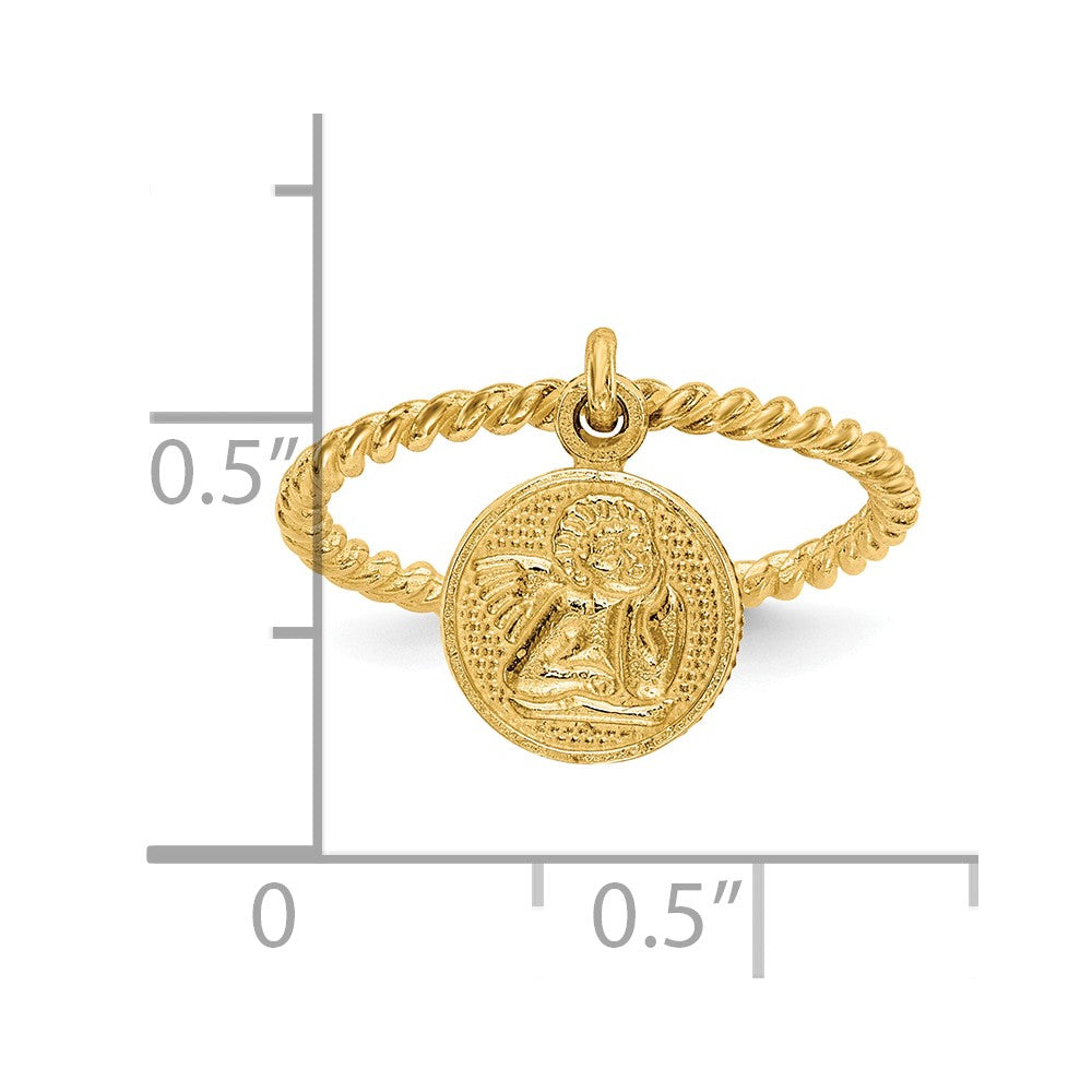 Gold Polished Children's Rings