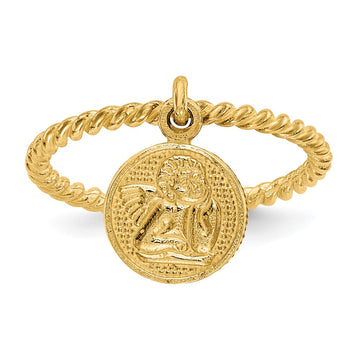 Gold Polished Children's Rings