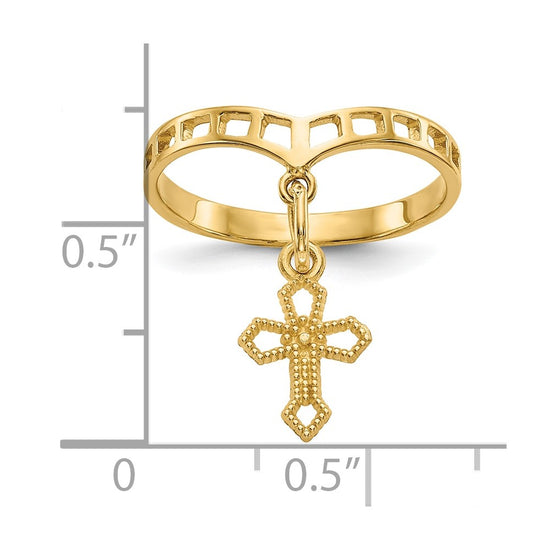 Gold Polished Religious Rings