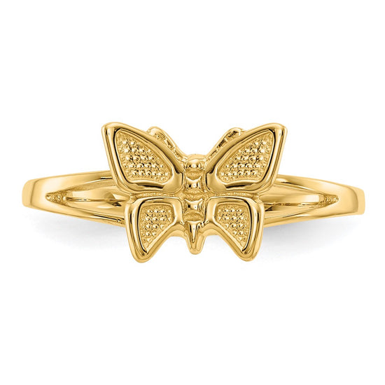 Gold Polished Children's Rings