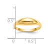 Gold Polished Children's Rings