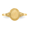 10k Childs Fancy Signet Ring