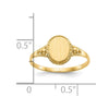 10k Childs Fancy Signet Ring