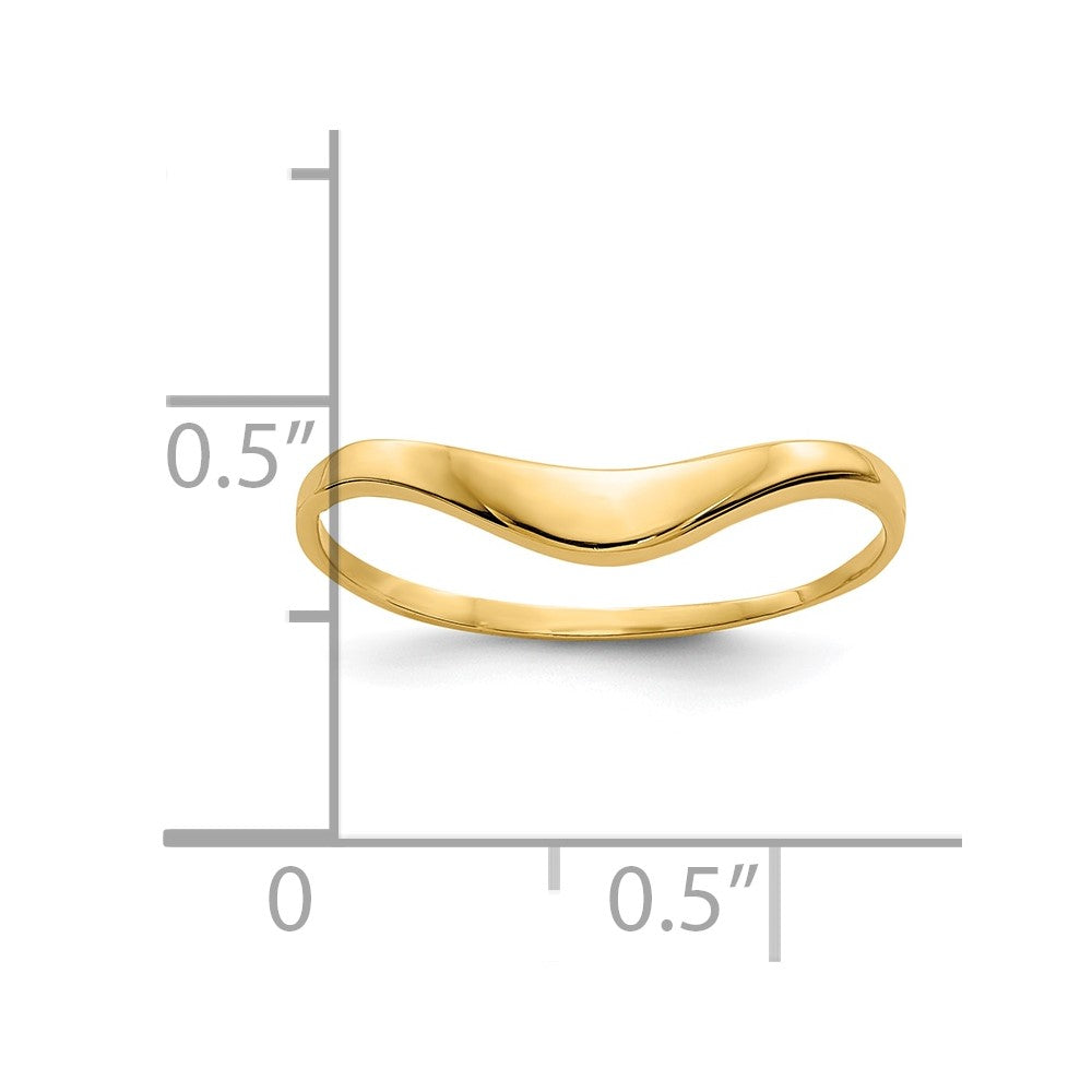 Gold Polished Dome Rings